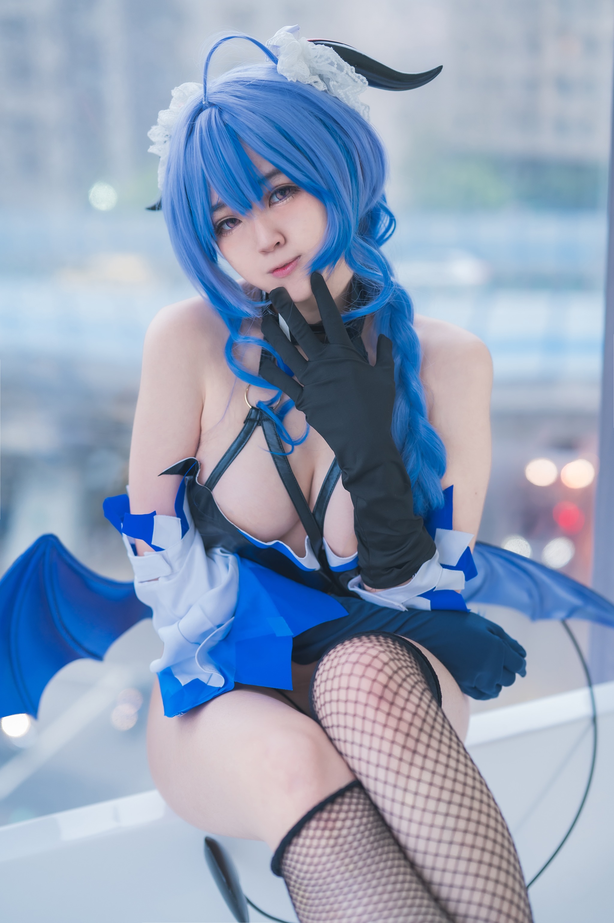 图片[1]-Hatori Sama – NO.030  Ganyu Succubus[13P]-XikXak